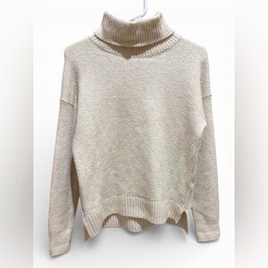 Denver Hayes Cream Turtle Neck Sweater